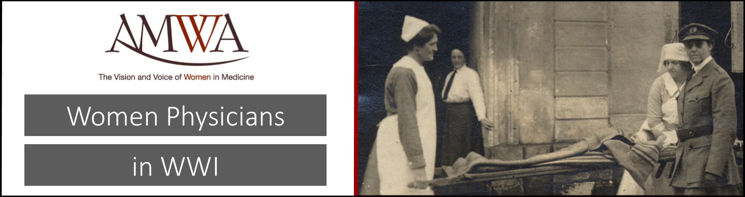 AMWA Women Physicians in WWI Banner
